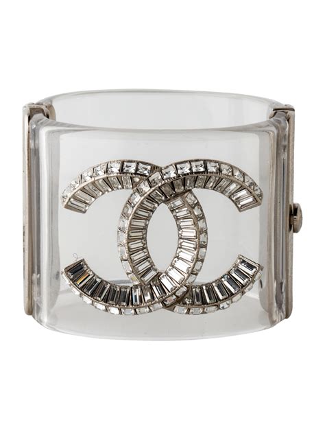 chanel crystal cc cuff|chanel cuffs for sale.